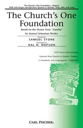 The Church's One Foundation SATB choral sheet music cover